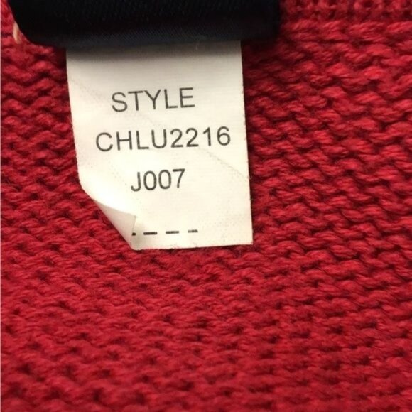 Crazy Horse Liz Claiborne Vintage Women’s Zip Front Cardigan, Red, Size 2X - Picture 8 of 8